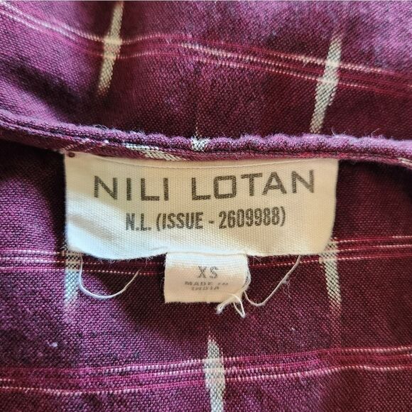 Nili Lotan Embroidered Fringe Boho Top Size XS - Picture 5 of 6